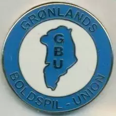 Гренландія,федерація футболу (не-ФІФА)2 ЕМАЛЬ /Greenland football federation pin