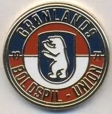 Гренландія,федерація футболу (не-ФІФА)4 ЕМАЛЬ /Greenland football federation pin