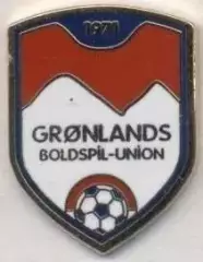 Гренландія,федерація футболу (не-ФІФА)5 ЕМАЛЬ /Greenland football federation pin
