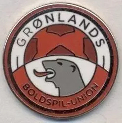 Гренландія,федерація футболу (не-ФІФА)6 ЕМАЛЬ /Greenland football federation pin