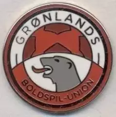 Гренландія,федерація футболу (не-ФІФА)6 ЕМАЛЬ /Greenland football federation pin