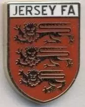Джерсі, федерація футболу (не-ФІФА)3 ЕМАЛЬ /Jersey football federation pin badge