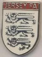 Джерсі, федерація футболу (не-ФІФА)4 ЕМАЛЬ /Jersey football federation pin badge