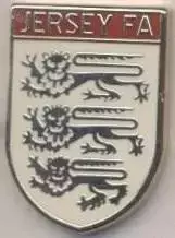 Джерсі, федерація футболу (не-ФІФА)4 ЕМАЛЬ /Jersey football federation pin badge
