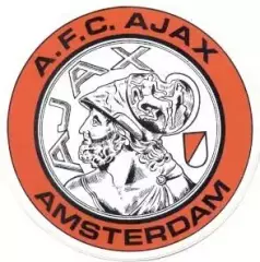 наклейка футбол Аякс Амстердам (Нідерланди) / AFC Ajax, Netherlands logo sticker
