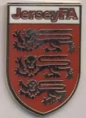 Джерсі, федерація футболу (не-ФІФА)5 ЕМАЛЬ /Jersey football federation pin badge
