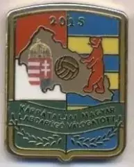 Укр.угорці, федерація футболу (не-ФІФА) ЕМАЛЬ/Karpatalja football federation pin