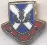 Шотландія, федерація футболу,№11 ЕМАЛЬ /Scotland football assn. federation badge
