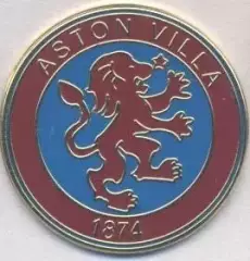 футбол.клуб Астон Вілла (Англія2 ЕМАЛЬ/Aston Villa FC,England football pin badge