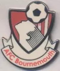 футбол.клуб Борнмут (Англія)2 ЕМАЛЬ / AFC Bournemouth,England football pin badge