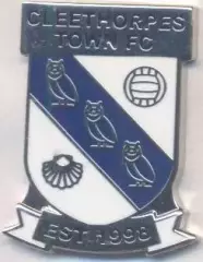 футбол.клуб Кліторпс Англія ЕМАЛЬ/Cleethorpes Town FC,England football pin badge