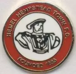 футбол.клуб Хемел Х.(Англія ЕМАЛЬ/Hemel Hempstead TFC,England football pin badge