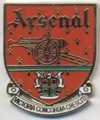 футбол.клуб Арсенал Лондон (Англія)1 ЕМАЛЬ/Arsenal FC,England football pin badge