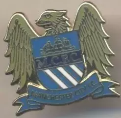 футбол.клуб Манчестер Сіті (Англія)5 ЕМАЛЬ /Manchester City,England football pin