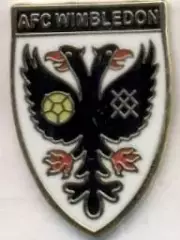 футбольний клуб Вімблдон (Англія) ЕМАЛЬ/Wimbledon AFC,England football pin badge