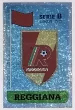 наклейка люмінесцент.футбол Реджана (Італія2 /Reggiana,Italy calcio logo sticker