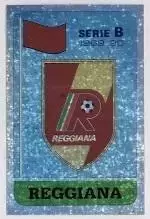 наклейка люмінесцент.футбол Реджана (Італія2 /Reggiana,Italy calcio logo sticker