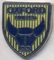 футбол.клуб Оксфорд (Англія)2 ЕМАЛЬ /Oxford United FC,England football pin badge
