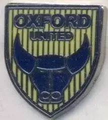 футбол.клуб Оксфорд (Англія)2 ЕМАЛЬ /Oxford United FC,England football pin badge
