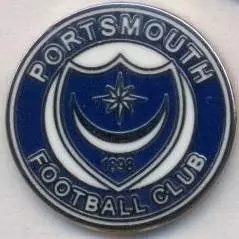 футбол.клуб Портсмут (Англія)2 ЕМАЛЬ / Portsmouth FC, England football pin badge