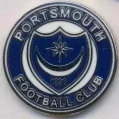 футбол.клуб Портсмут (Англія)2 ЕМАЛЬ / Portsmouth FC, England football pin badge