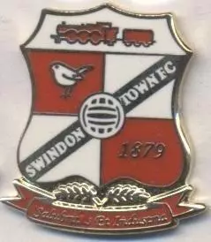 футбол.клуб Свіндон (Англія) ЕМАЛЬ / Swindon Town FC, England football pin badge