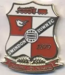 футбол.клуб Свіндон (Англія) ЕМАЛЬ / Swindon Town FC, England football pin badge