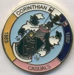 футбол.клуб Корінтіан К.(Англія ЕМАЛЬ/Corinthian Casuals FC,England football pin