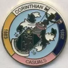 футбол.клуб Корінтіан К.(Англія ЕМАЛЬ/Corinthian Casuals FC,England football pin