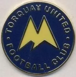 футбол.клуб Торкі Ю.(Англія)2 ЕМАЛЬ/Torquay United FC,England football pin badge