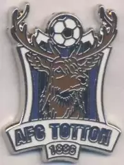 футбол.клуб Тоттон (Англія) ЕМАЛЬ / AFC Totton,England football enamel pin badge