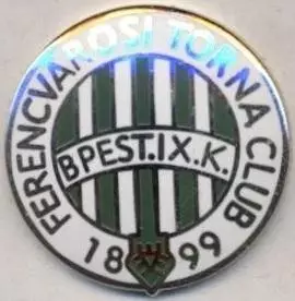 футбол.клуб Ференцварош Угорщина ЕМАЛЬ випуклий/Ferencvaros,Hungary football pin