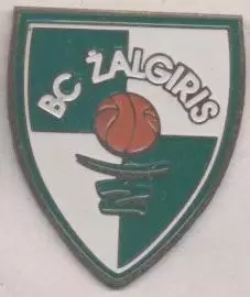 баскетбол.клуб Жальгіріс (Литва) важмет/Zalgiris Kaunas,Lithuania basketball pin
