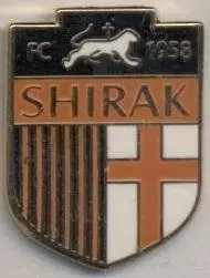 футбол.клуб Ширак Гюмрі (Вірменія)3 ЕМАЛЬ / FC Shirak,Armenia football pin badge