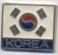 прапор=флаг держава Південна Корея ЕМАЛЬ/South Korea state flag emblem pin badge