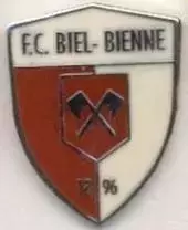 футбол.клуб Біль-Б'єнн (Швейцарія) ЕМАЛЬ/FC Biel-Bienne,Switzerland football pin