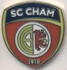 футбол.клуб Хам (Швейцарія)2 ЕМАЛЬ/SC Cham,Switzerland football enamel pin badge