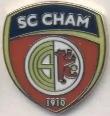 футбол.клуб Хам (Швейцарія)2 ЕМАЛЬ/SC Cham,Switzerland football enamel pin badge