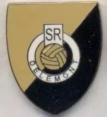 футбол.клуб Делемон (Швейцарія2 ЕМАЛЬ/SR Delemont,Switzerland football pin badge