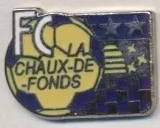 футбол.клуб Шо-де-Фон (Швейцарія)1 ЕМАЛЬ/Chaux-de-Fonds,Switzerland football pin