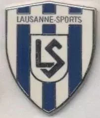 футбол.клуб Лозанна (Швейцарія)2 ЕМАЛЬ / Lausanne-Sport,Switzerland football pin