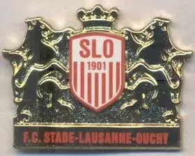 футбол.клуб Лозанна Уши (Швейцарія ЕМАЛЬ/Lausanne Ouchy,Switzerland football pin