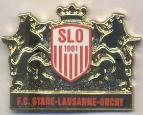 футбол.клуб Лозанна Уши (Швейцарія ЕМАЛЬ/Lausanne Ouchy,Switzerland football pin