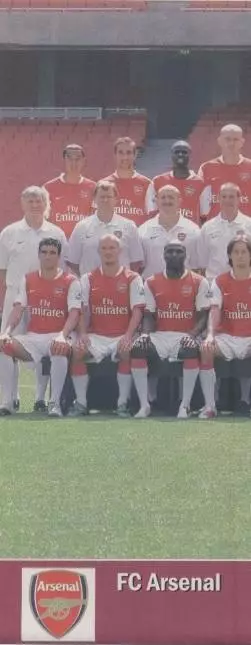 постер А4 футбол Арсенал (Англія) 2006/FC Arsenal London,England football poster