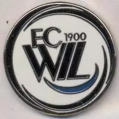 футбол.клуб Віль (Швейцарія) ЕМАЛЬ /FC Wil,Switzerland football enamel pin badge