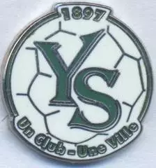 футбол.клуб Івердон (Швейцарія)2 ЕМАЛЬ / Yverdon-Sport, Switzerland football pin