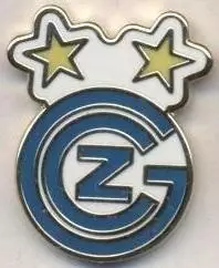 футбол.клуб Грассхоппер (Швейцарія)2 ЕМАЛЬ /Grasshopper,Switzerland football pin