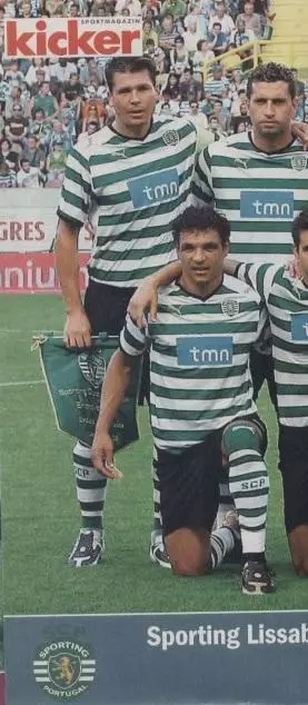 постер А4 футбол Спортінг (Португалія) 2008 /Sporting C.Portugal football poster