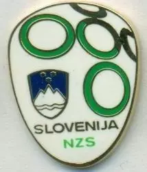 Словенія, федерація футболу5 ЕМАЛЬ/Slovenia football federation enamel pin badge