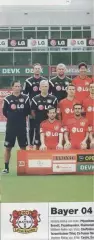 постер А4 футбол Баєр Леверкузен (Німеч.) 2014 /Bayer 04,Germany football poster